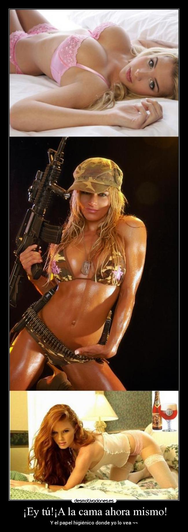 ¡Ey tú!¡A la cama ahora mismo! -