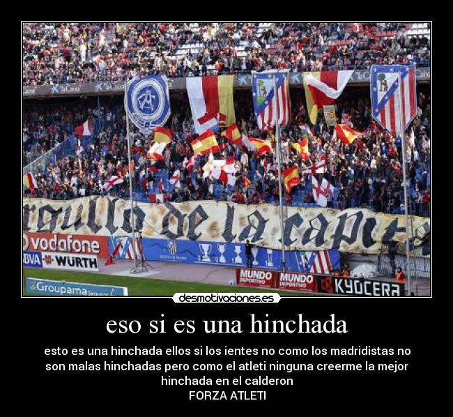 eso si es una hinchada -