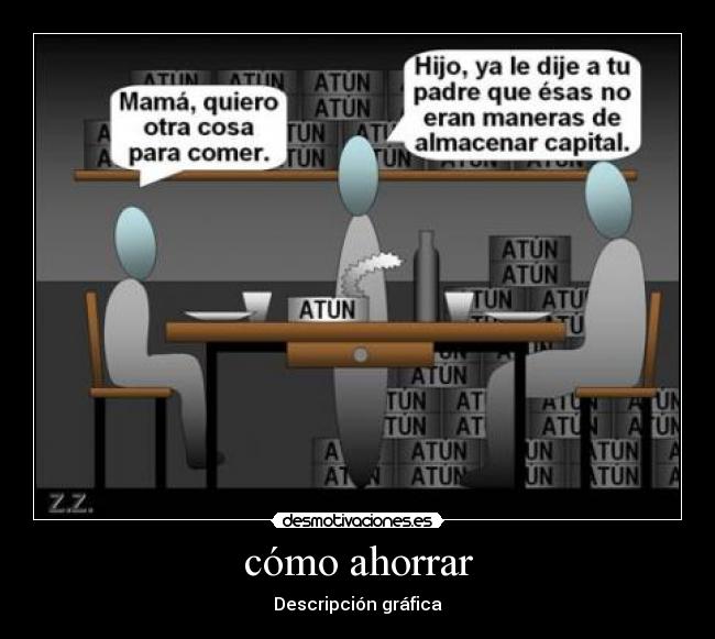 cómo ahorrar - Descripción gráfica