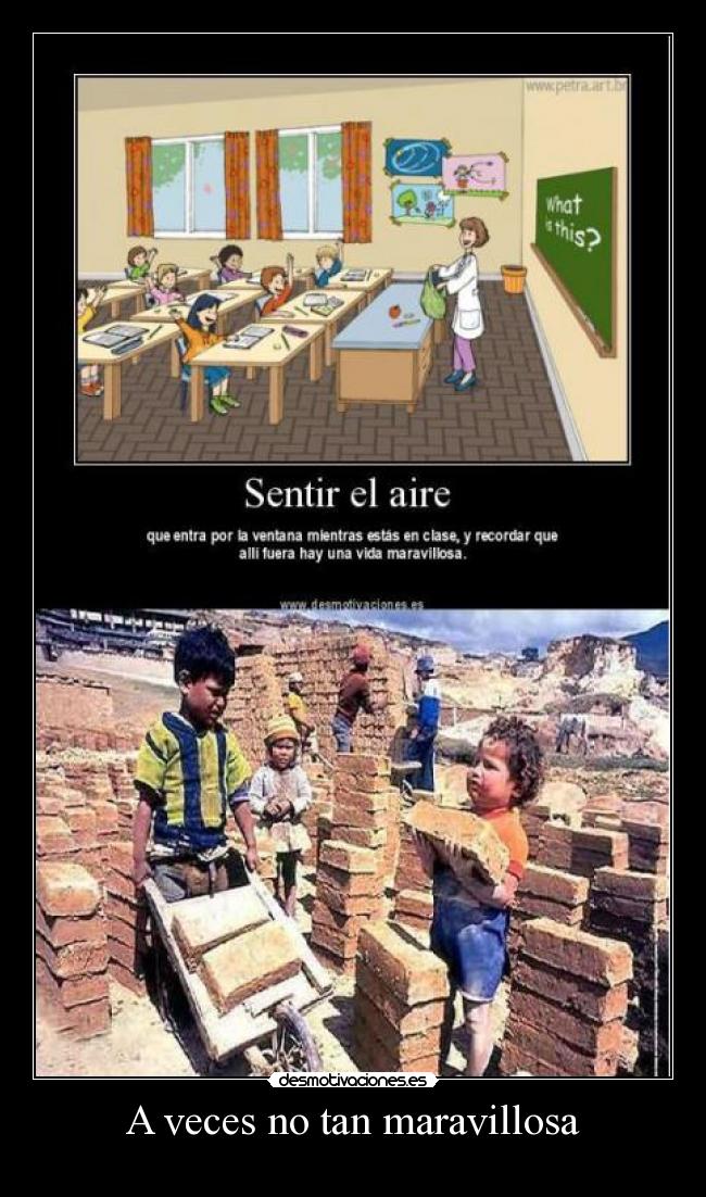 A veces no tan maravillosa -