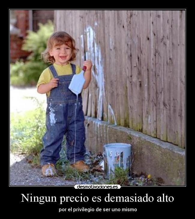 Ningun precio es demasiado alto - 