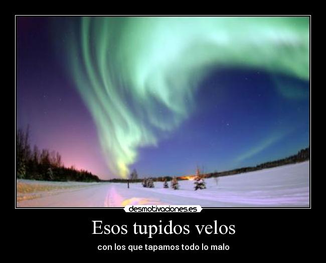 Esos tupidos velos -