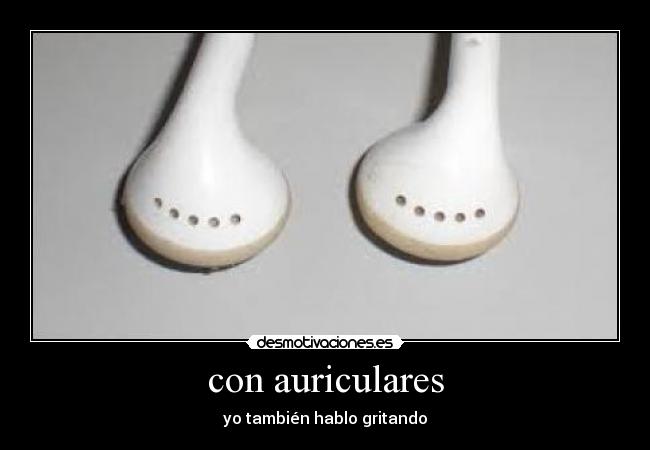 con auriculares - 