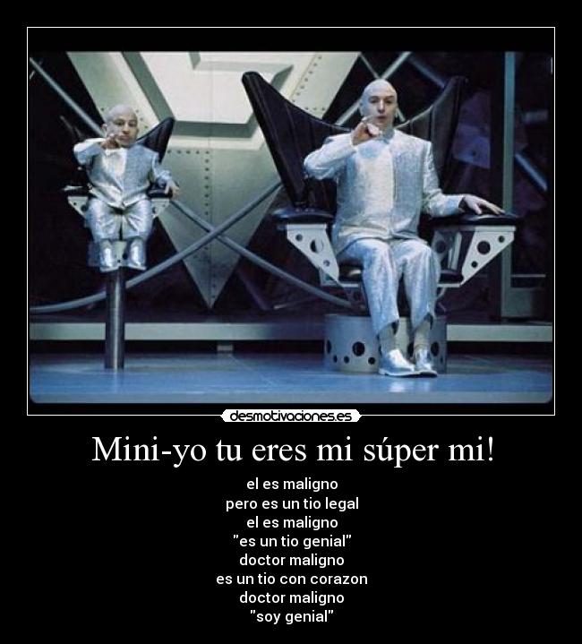 carteles austin powers maligno rap desmotivaciones