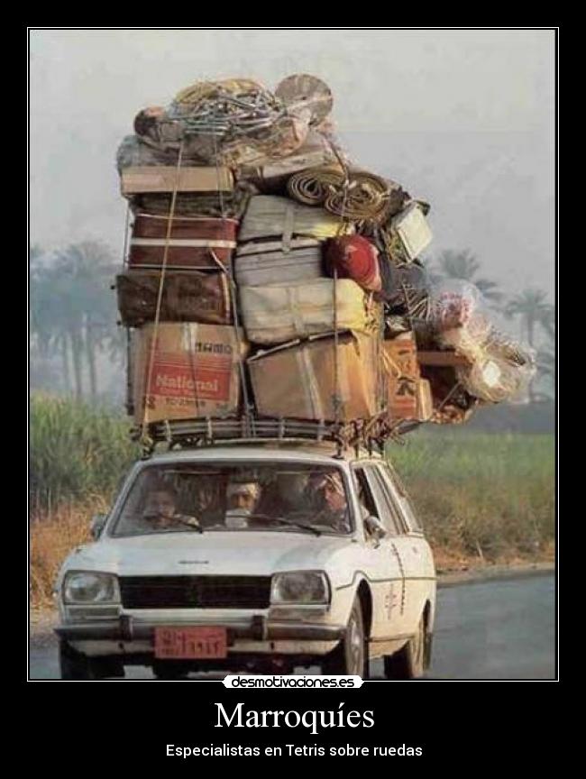 Marroquíes - Especialistas en Tetris sobre ruedas