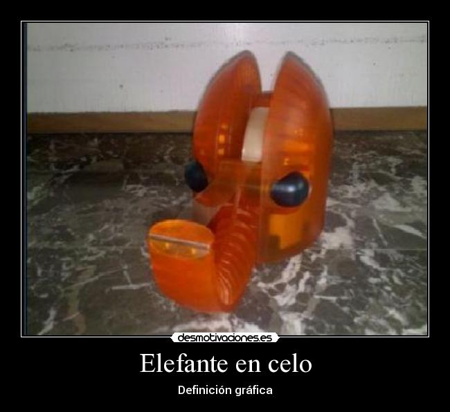 Elefante en celo - Definición gráfica
