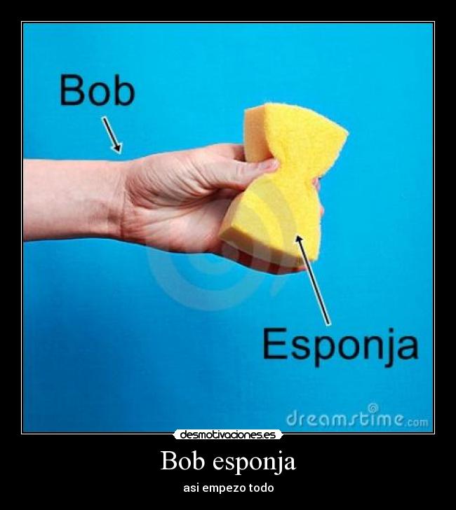 carteles bob esponja desmotivaciones