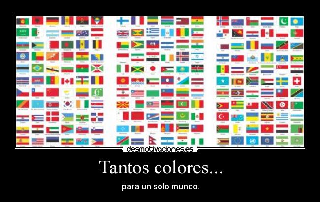 Tantos colores... - 