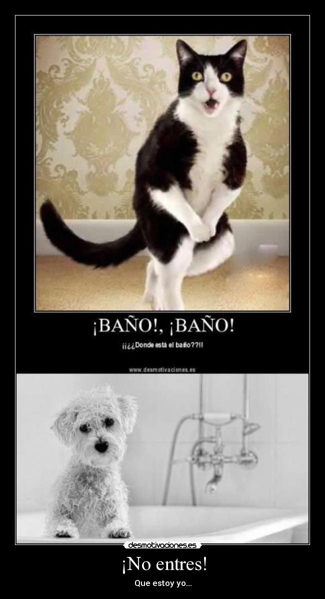 ¡No entres! -