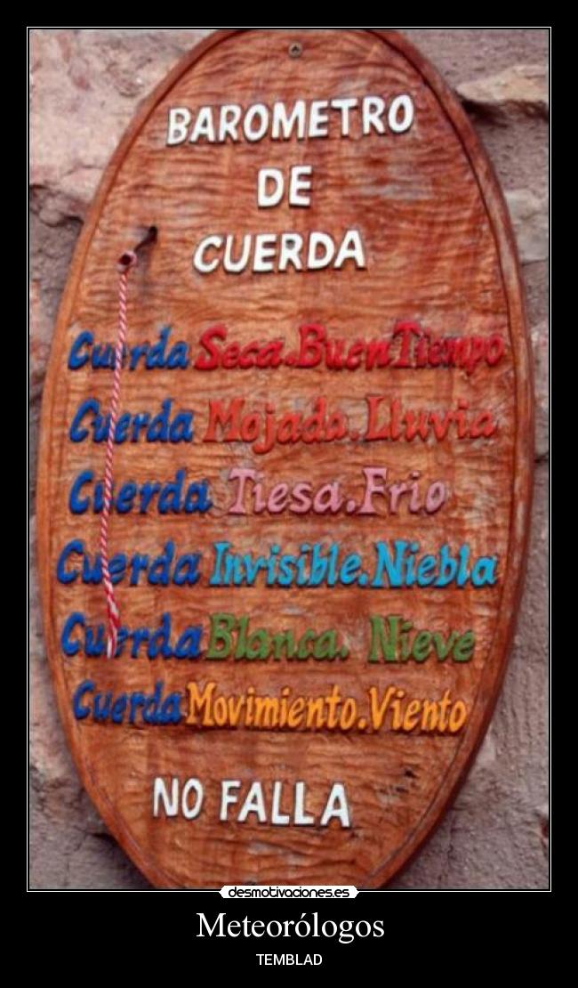 Meteorólogos - TEMBLAD