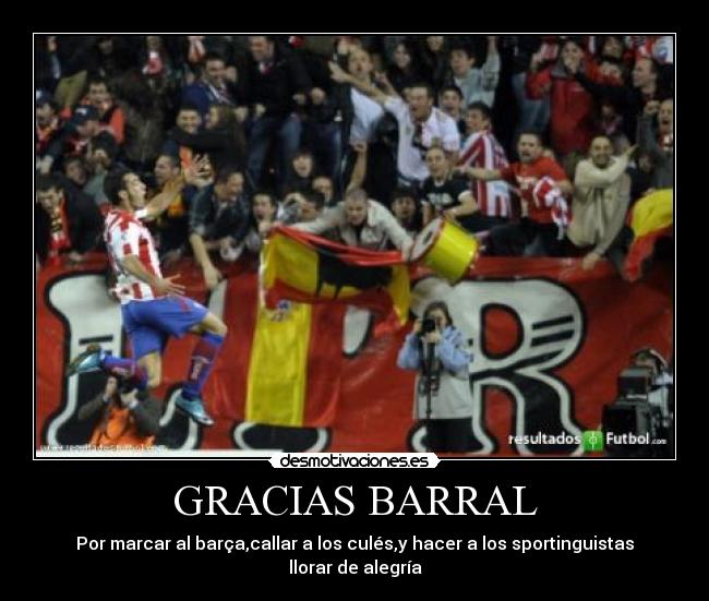GRACIAS BARRAL -