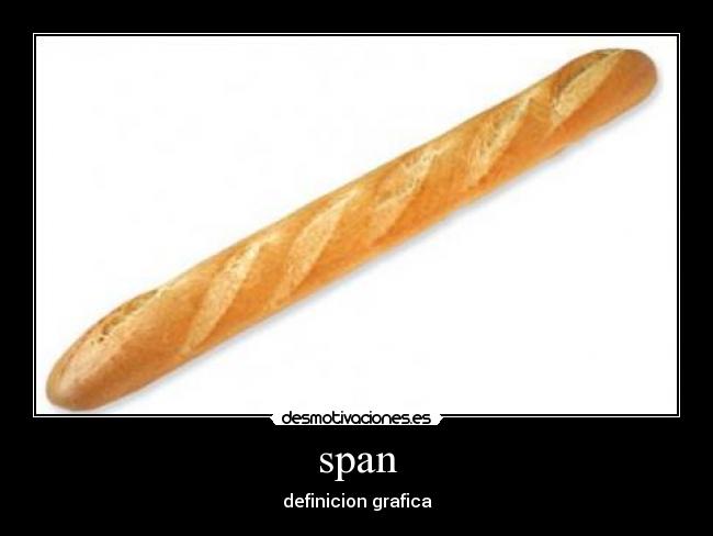 span - definicion grafica