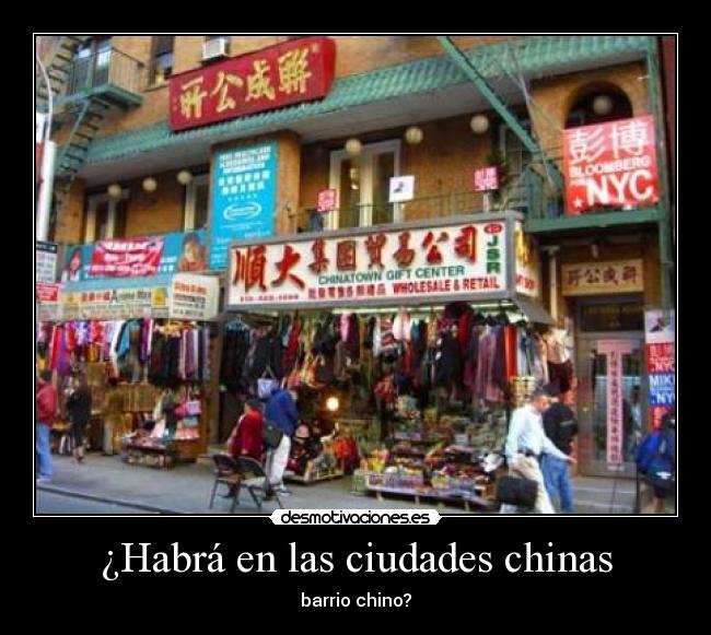 ¿Habrá en las ciudades chinas -