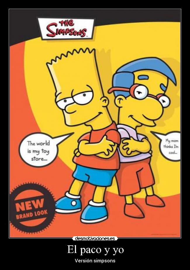 El paco y yo - Versión simpsons