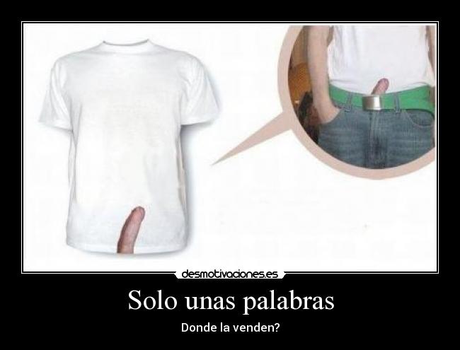 Solo unas palabras - Donde la venden?