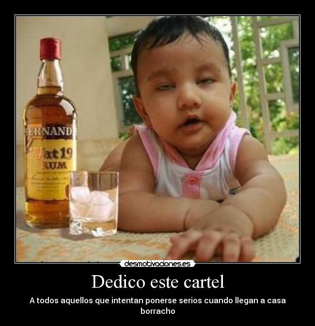 Dedico este cartel -