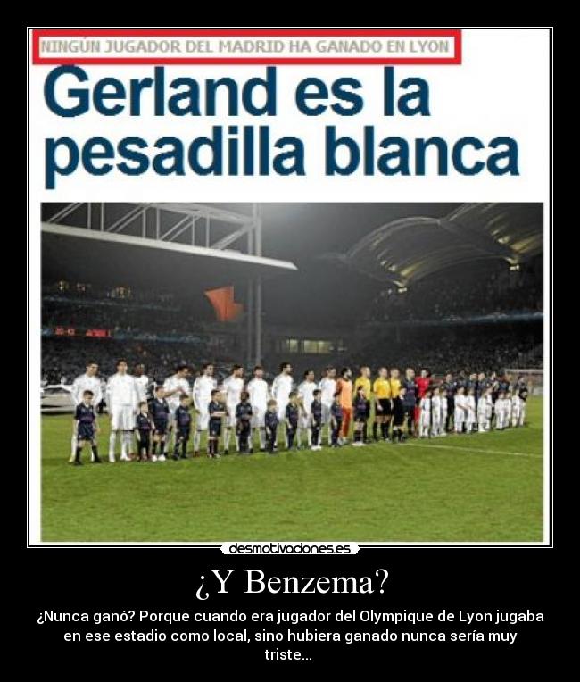 carteles benzema empanado real madrid ronoa desmotivaciones