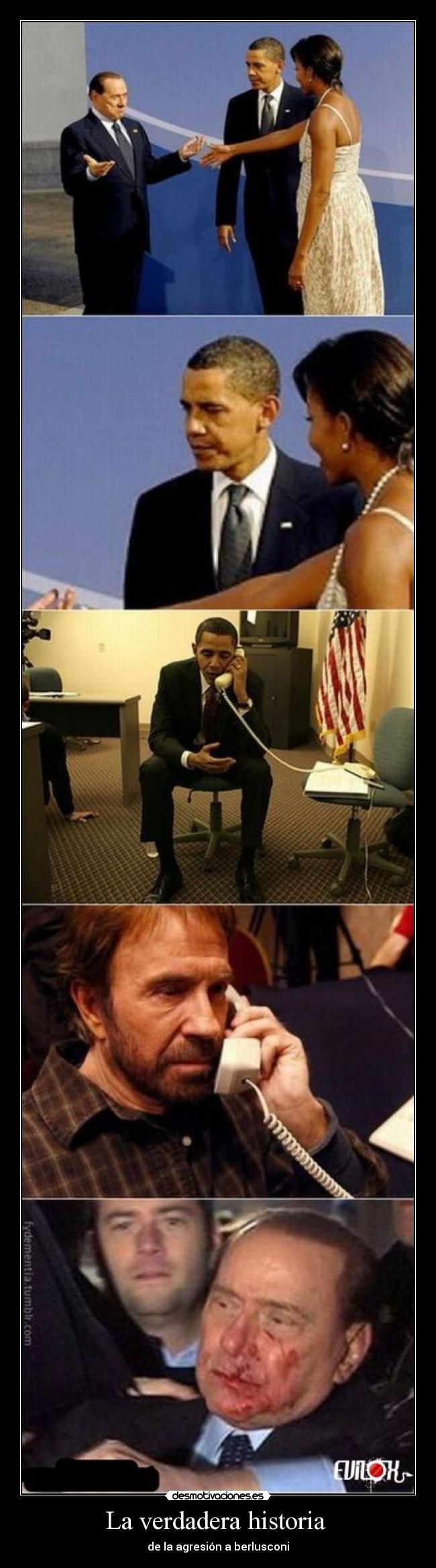 La verdadera historia  - de la agresión a berlusconi