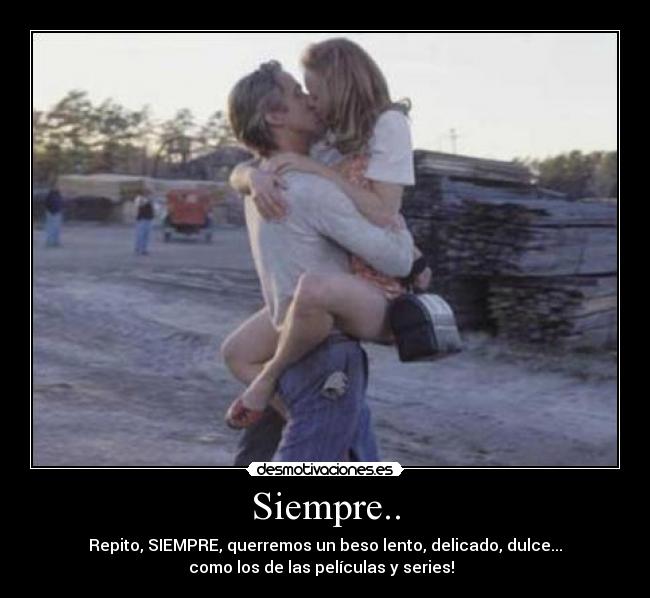 carteles beso desmotivaciones