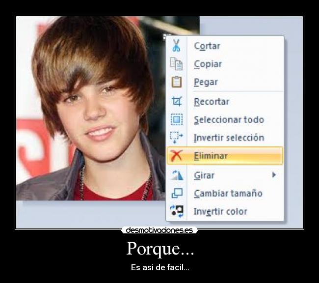 Porque... -