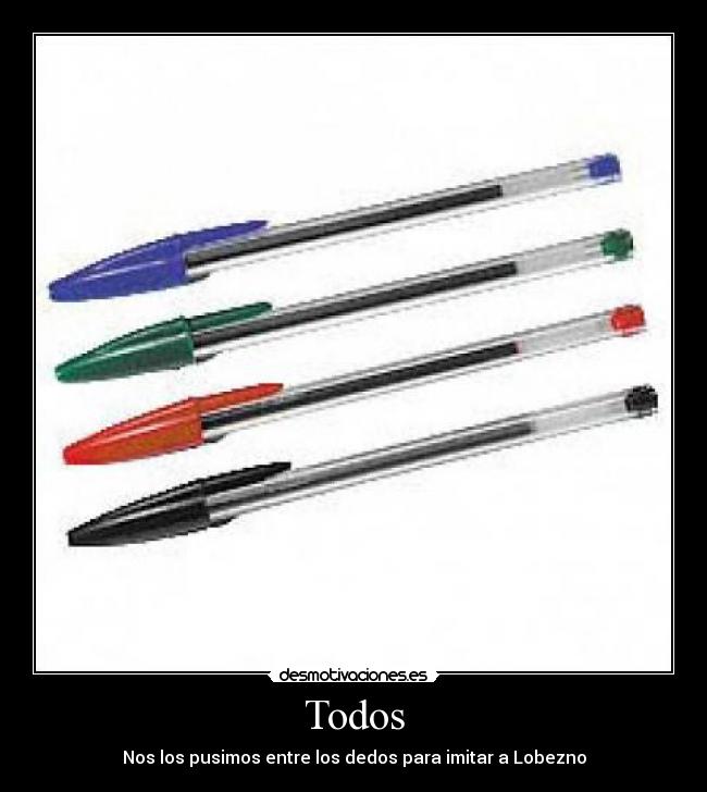 Todos - Nos los pusimos entre los dedos para imitar a Lobezno