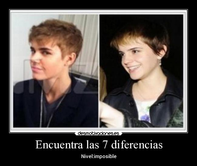 Encuentra las 7 diferencias - Nivel:imposible