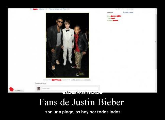 Fans de Justin Bieber - son una plaga,las hay por todos lados