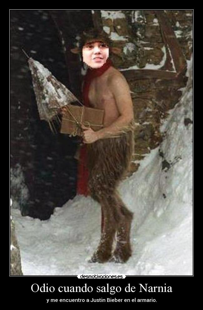 Odio cuando salgo de Narnia - 