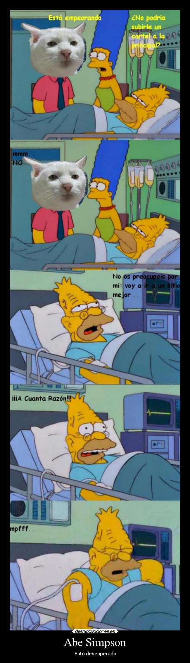 Abe Simpson - Está desesperado