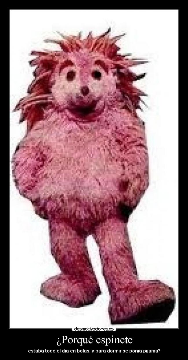 ¿Porqué espinete -