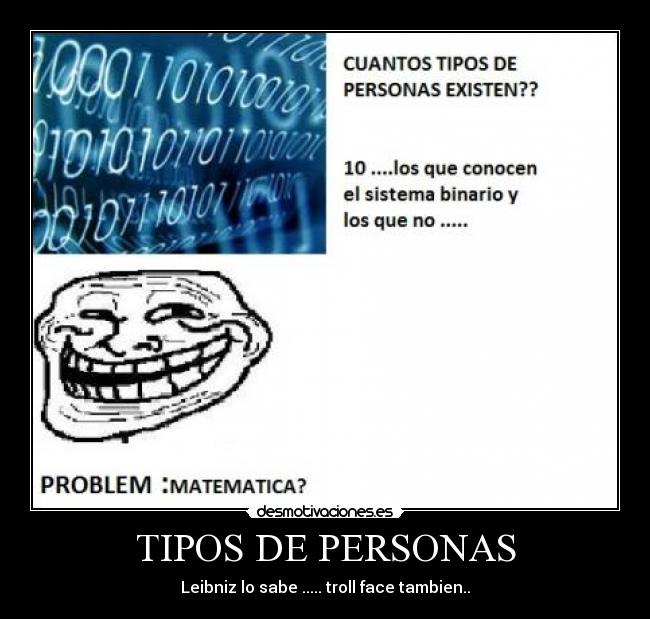 TIPOS DE PERSONAS - 