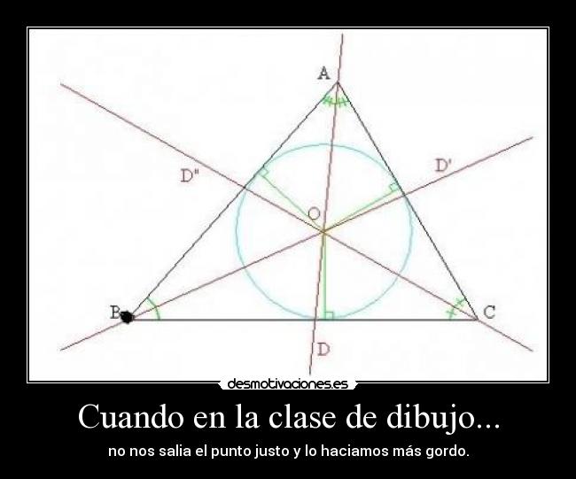 Cuando en la clase de dibujo... -