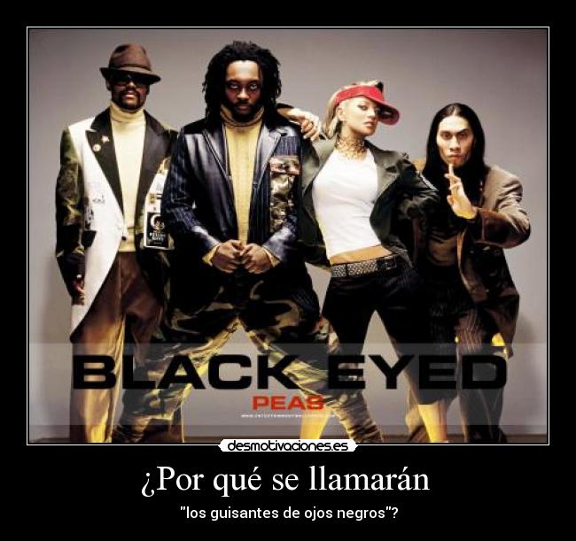 ¿Por qué se llamarán - los guisantes de ojos negros?