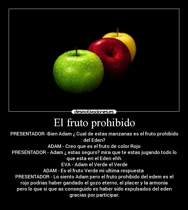 El fruto prohibido - 