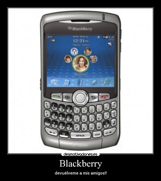 Blackberry - devuélveme a mis amigos!!
