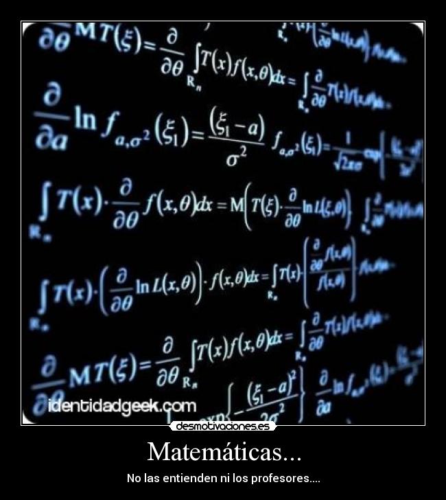 Matemáticas... -