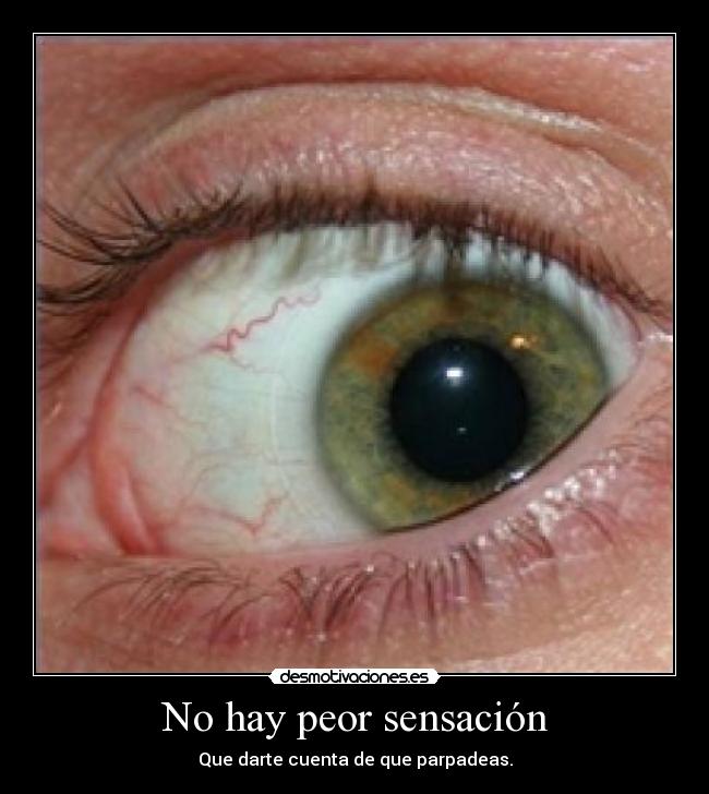 No hay peor sensación - 