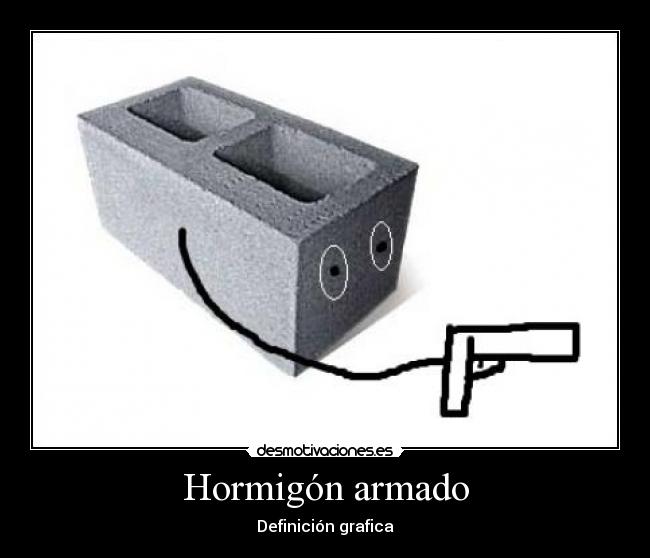 Hormigón armado - Definición grafica