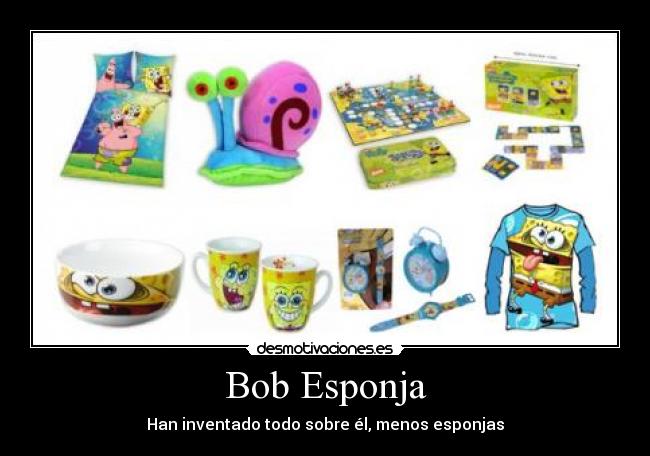 Bob Esponja - Han inventado todo sobre él, menos esponjas