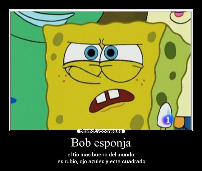 Bob esponja -