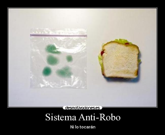 Sistema Anti-Robo - Ni lo tocarán