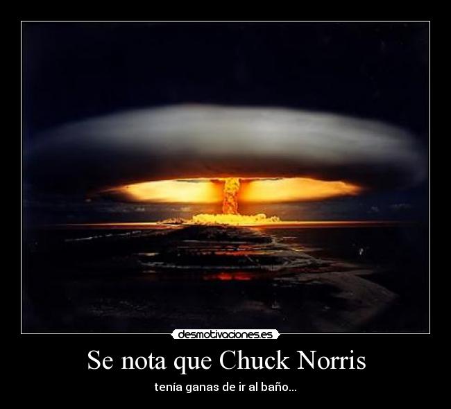 Se nota que Chuck Norris -
