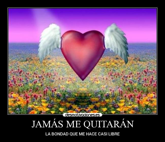 JAMÁS ME QUITARÁN - LA BONDAD QUE ME HACE CASI LIBRE