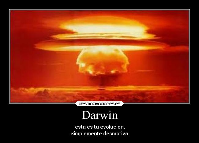 carteles darwin desmotivaciones