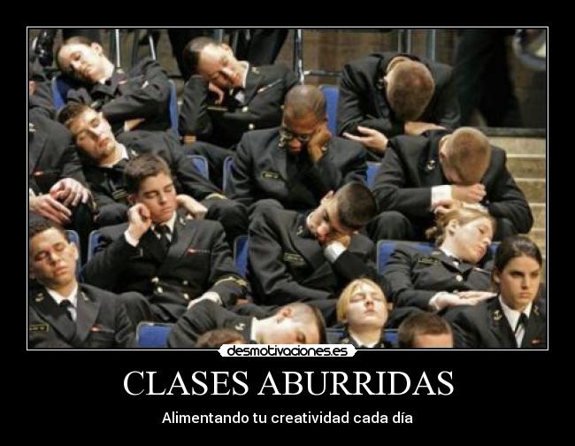 CLASES ABURRIDAS - Alimentando tu creatividad cada día