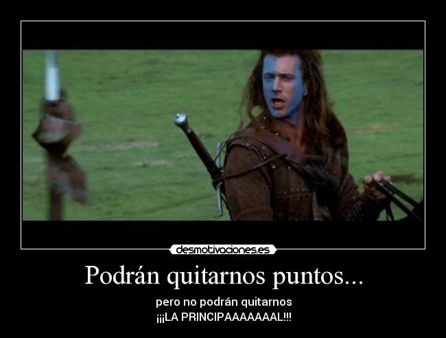 Podrán quitarnos puntos... - 