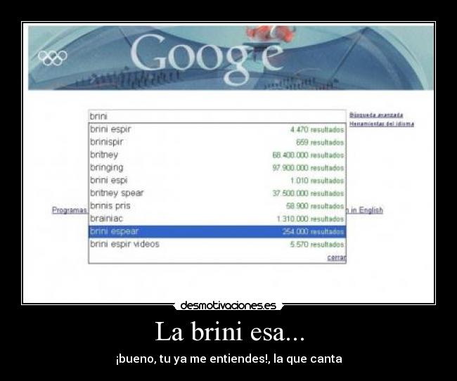 La brini esa... -