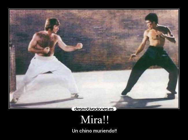 Mira!! - Un chino muriendo!!