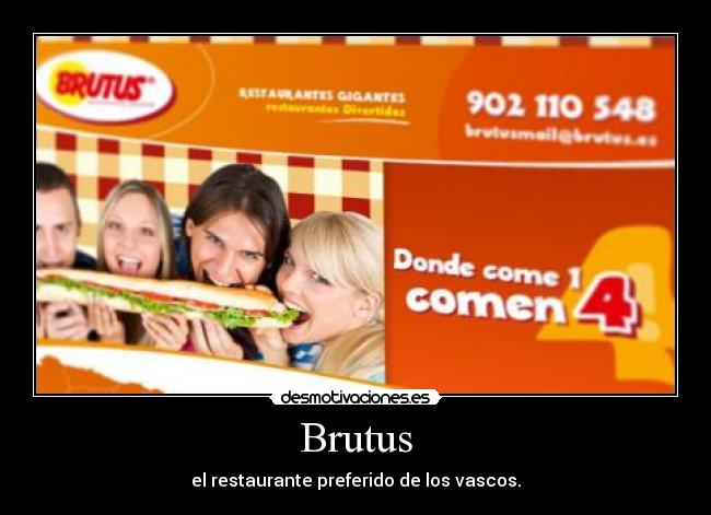 Brutus - el restaurante preferido de los vascos.
