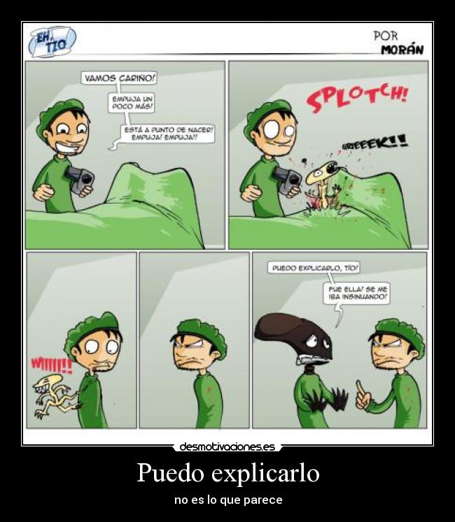 Puedo explicarlo - no es lo que parece
